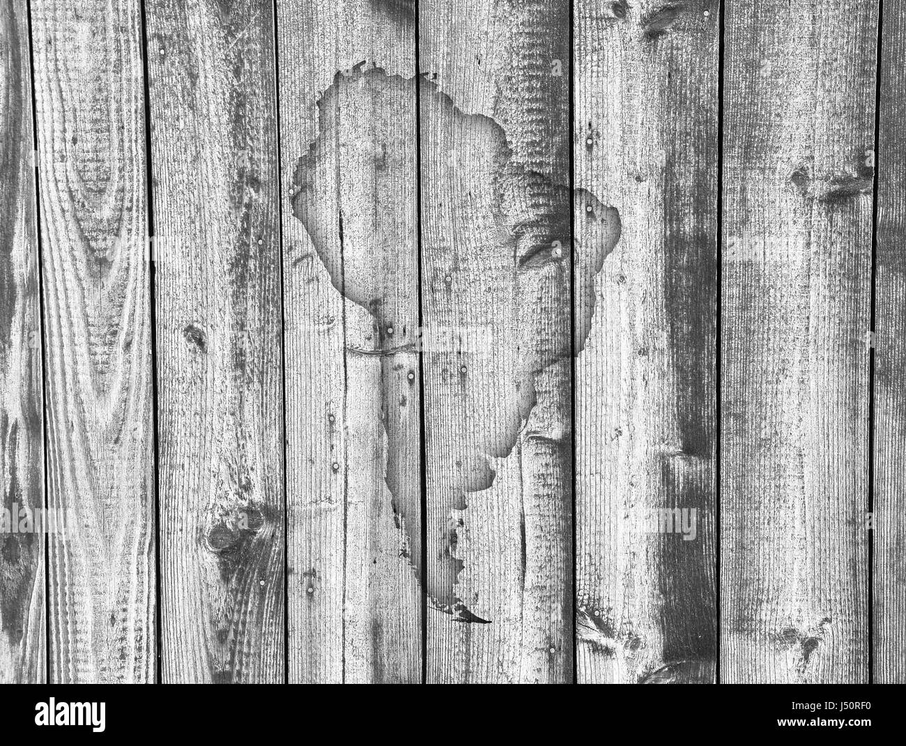 Map of South America on weathered wood Stock Photo - Alamy