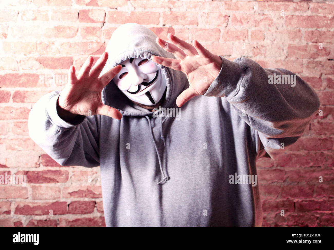 Man anonymous mask demonstration hi-res stock photography and images ...