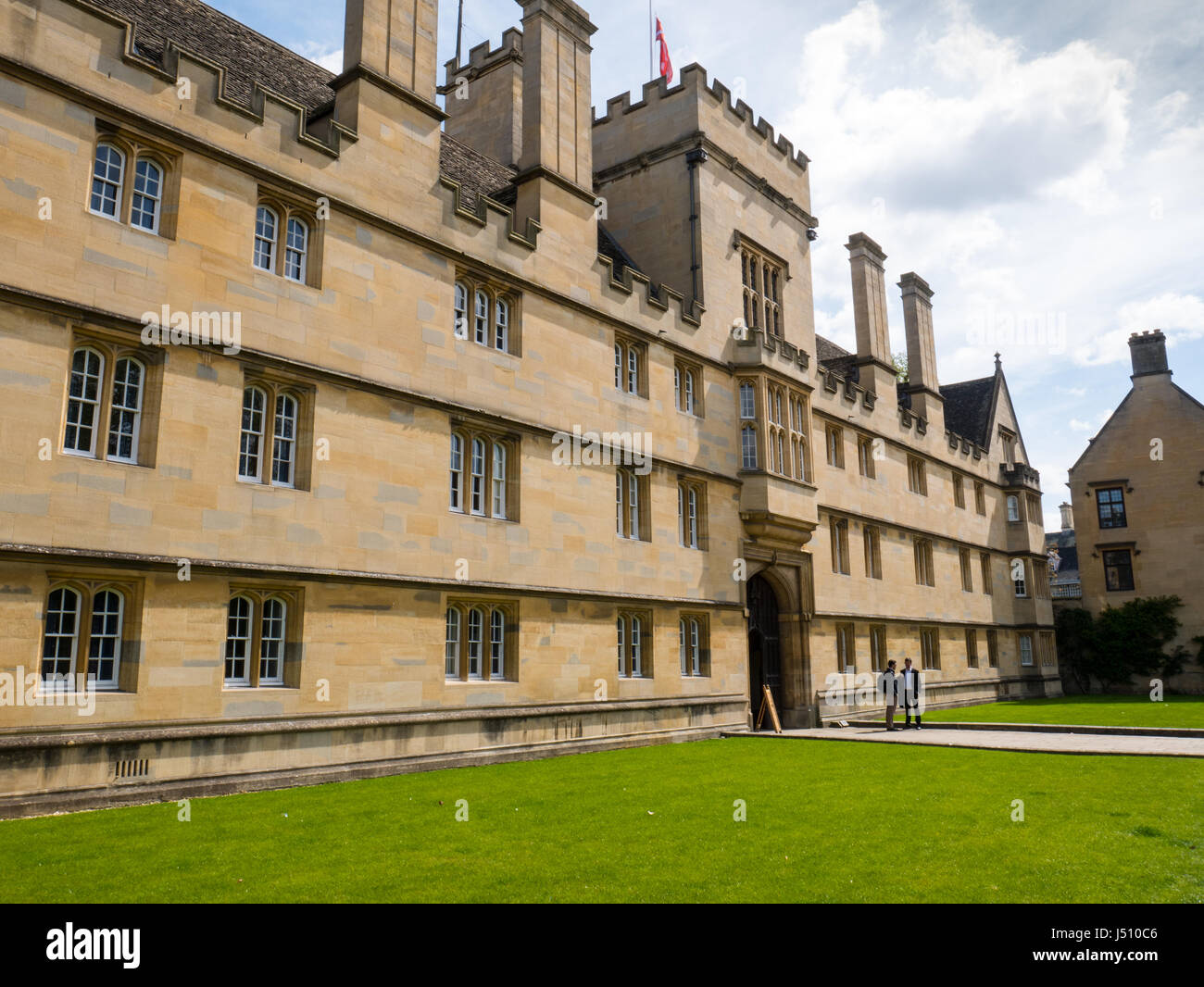 Wadham College, University of Oxford, Oxford, Oxfordshire, England, UK, GB. Stock Photo