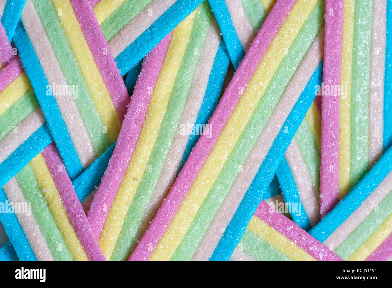 Unicorn Rainbow candy stripes Stock Photo