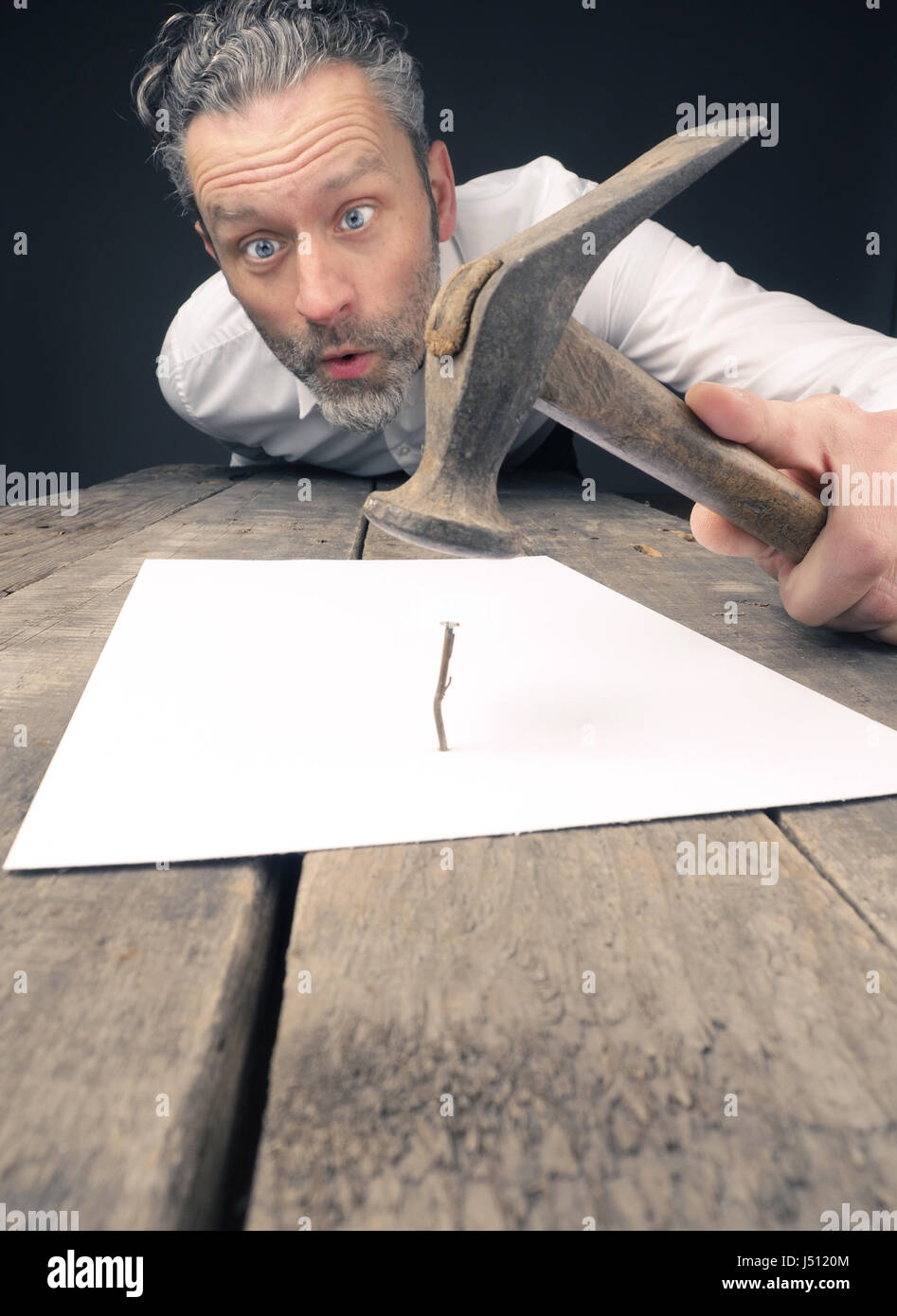 Business concept image with a concluding contract Stock Photo