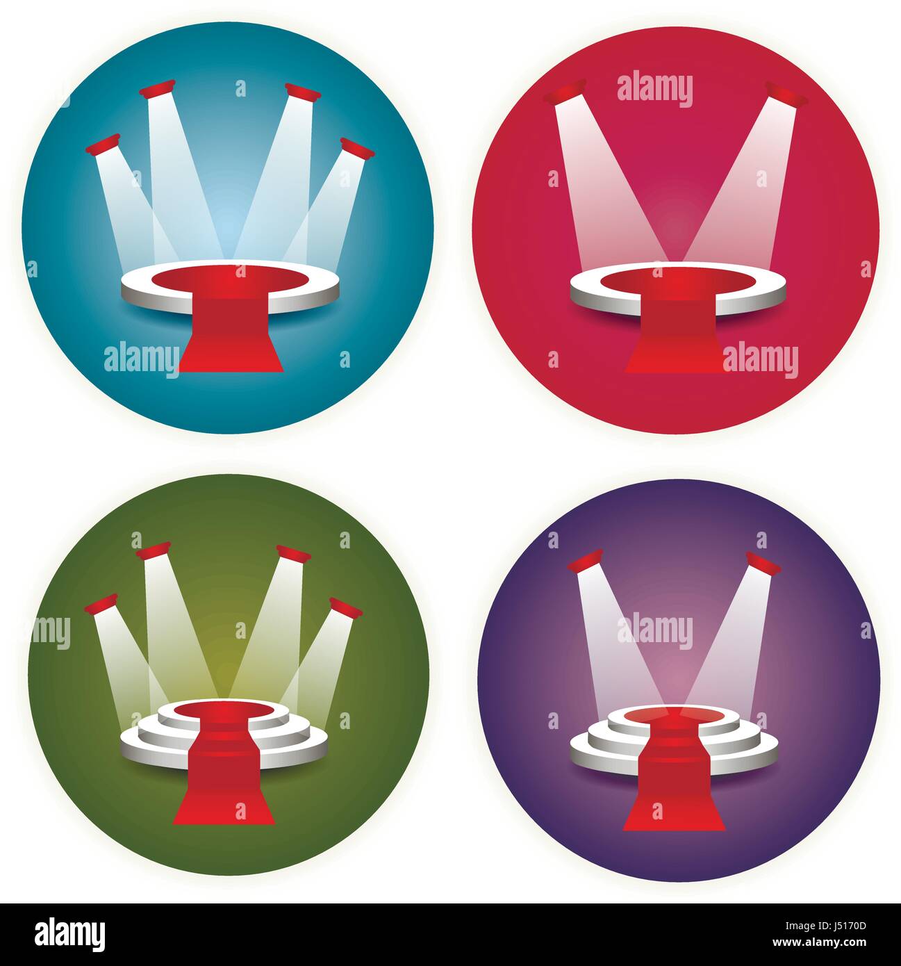 Competition stage scene Stock Vector Images - Alamy