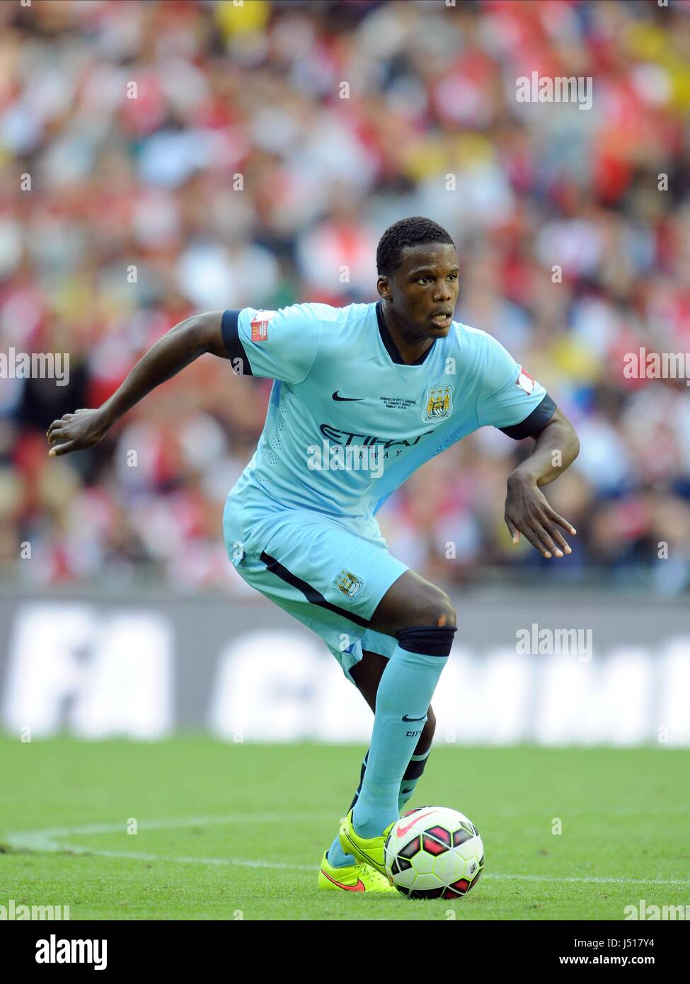Dedryck Boyata Manchester City Fc Wembley Stadium London England 10 August 2014 Stock Photo Alamy