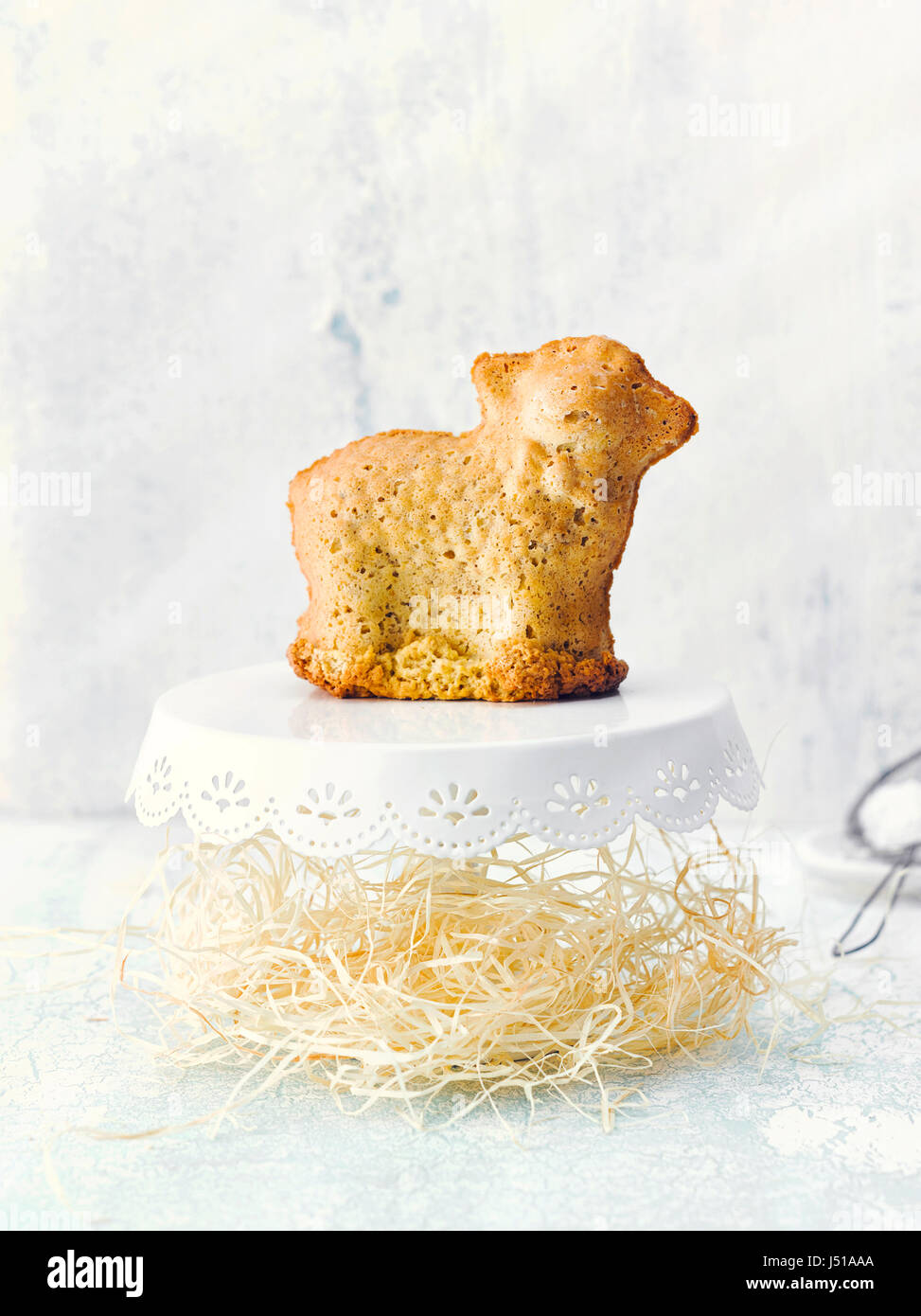 Wholemeal easter lamb Stock Photo