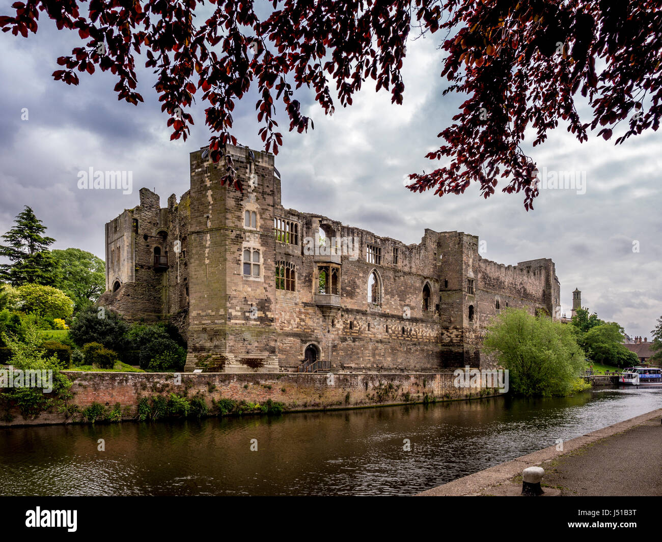 Newark Castle, Newark on Trent, UK. Stock Photo