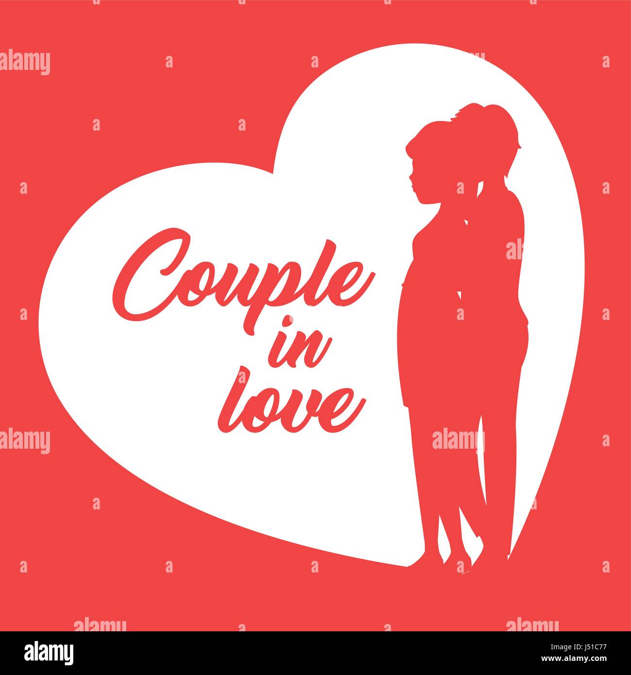 Couple in love design Stock Vector Image & Art - Alamy