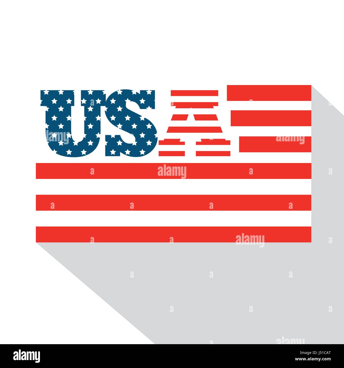 American flag design Stock Vector Image & Art - Alamy