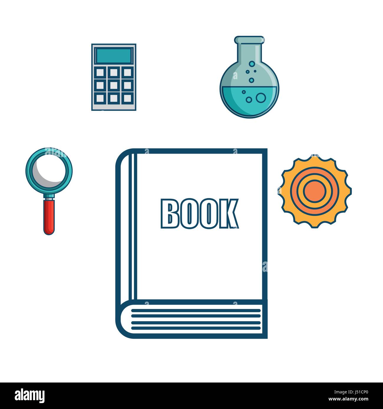 Study books design Stock Vector Image & Art - Alamy