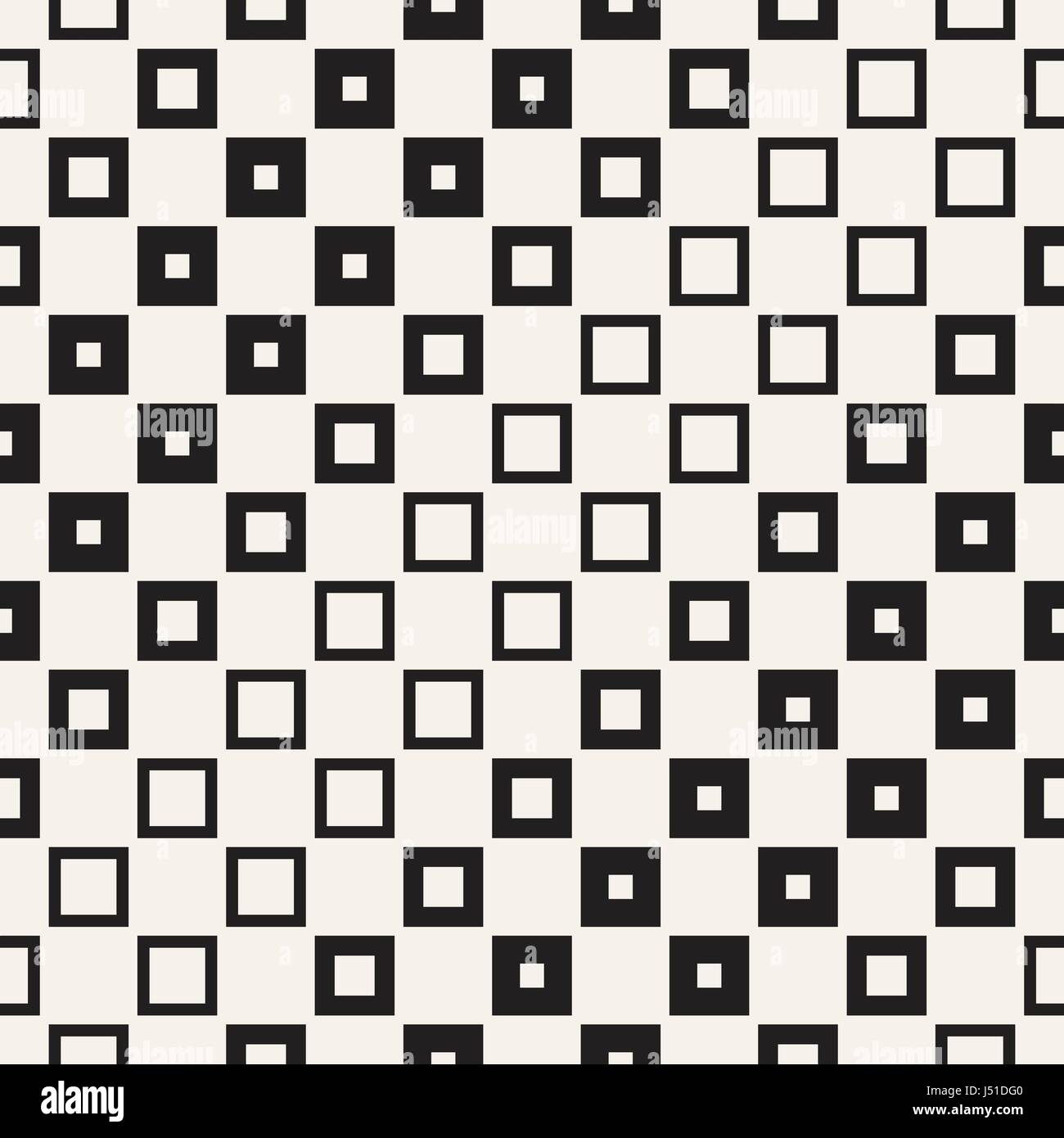 Repeating Geometric Rectangle Tiles. Stylish Monochrome Lattice. Vector ...