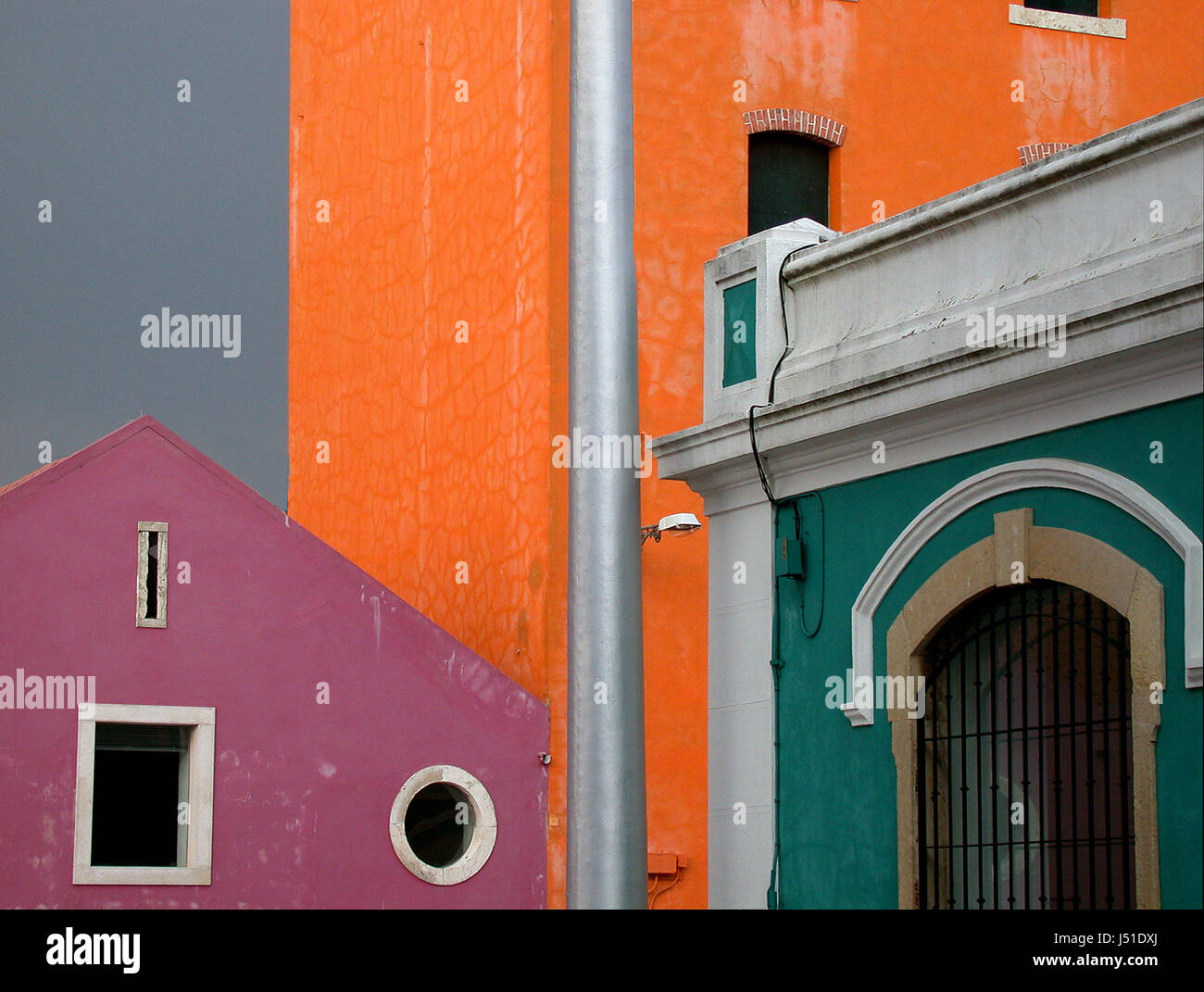 house building houses location shot portugal style of construction
