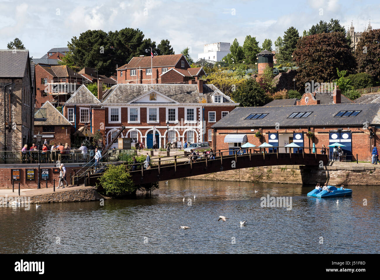 Exeter's Historic Quayside is one of the most attractive areas of