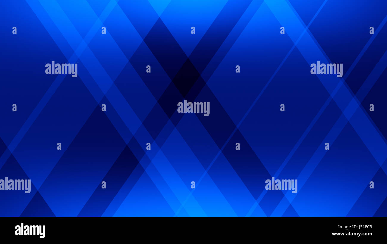 Abstract Blue Background, slanted rectangles overlapping Stock Photo