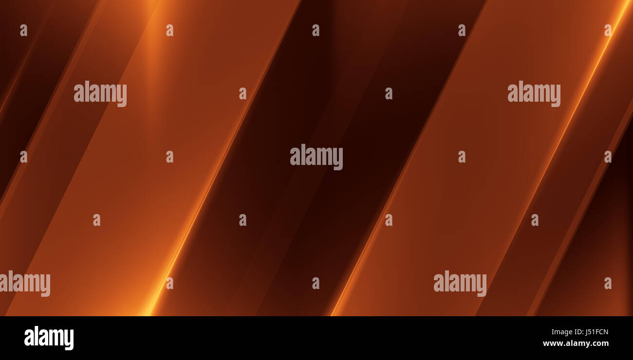Abstract Orange Background, Slanted rectangles overlapping Stock Photo