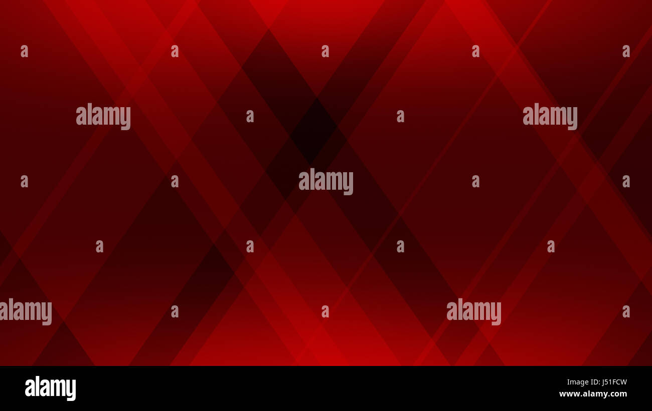 Abstract Red Background, Slanted rectangles overlapping Stock Photo
