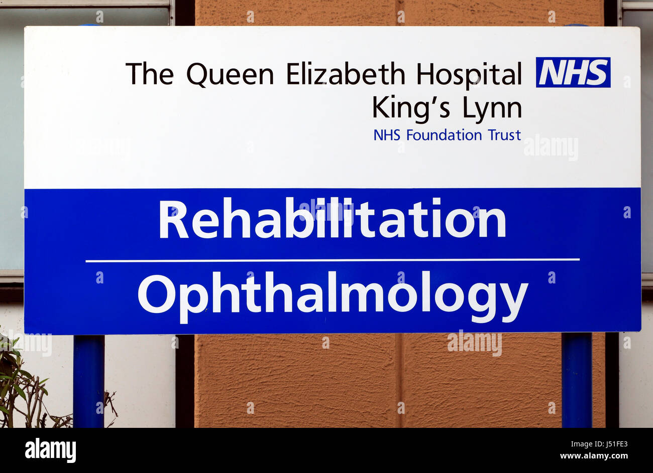 NHS Hospital, Rehabilitation, Ophthalmology department, Queen Elizabeth