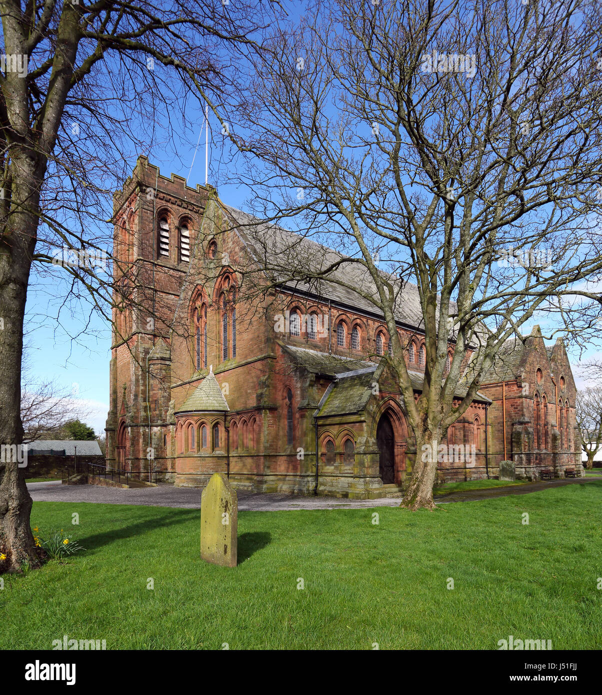 Egremont Church, Egremont, Cumbria, England, UK. Stock Photo