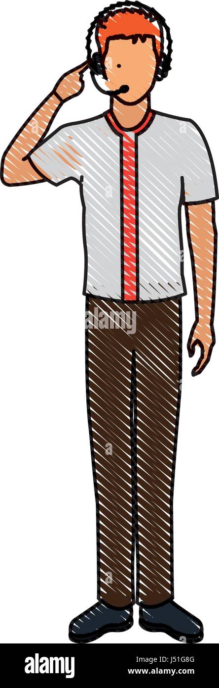 guy wearing vr headset - virtual reality glasses concept Stock Vector ...