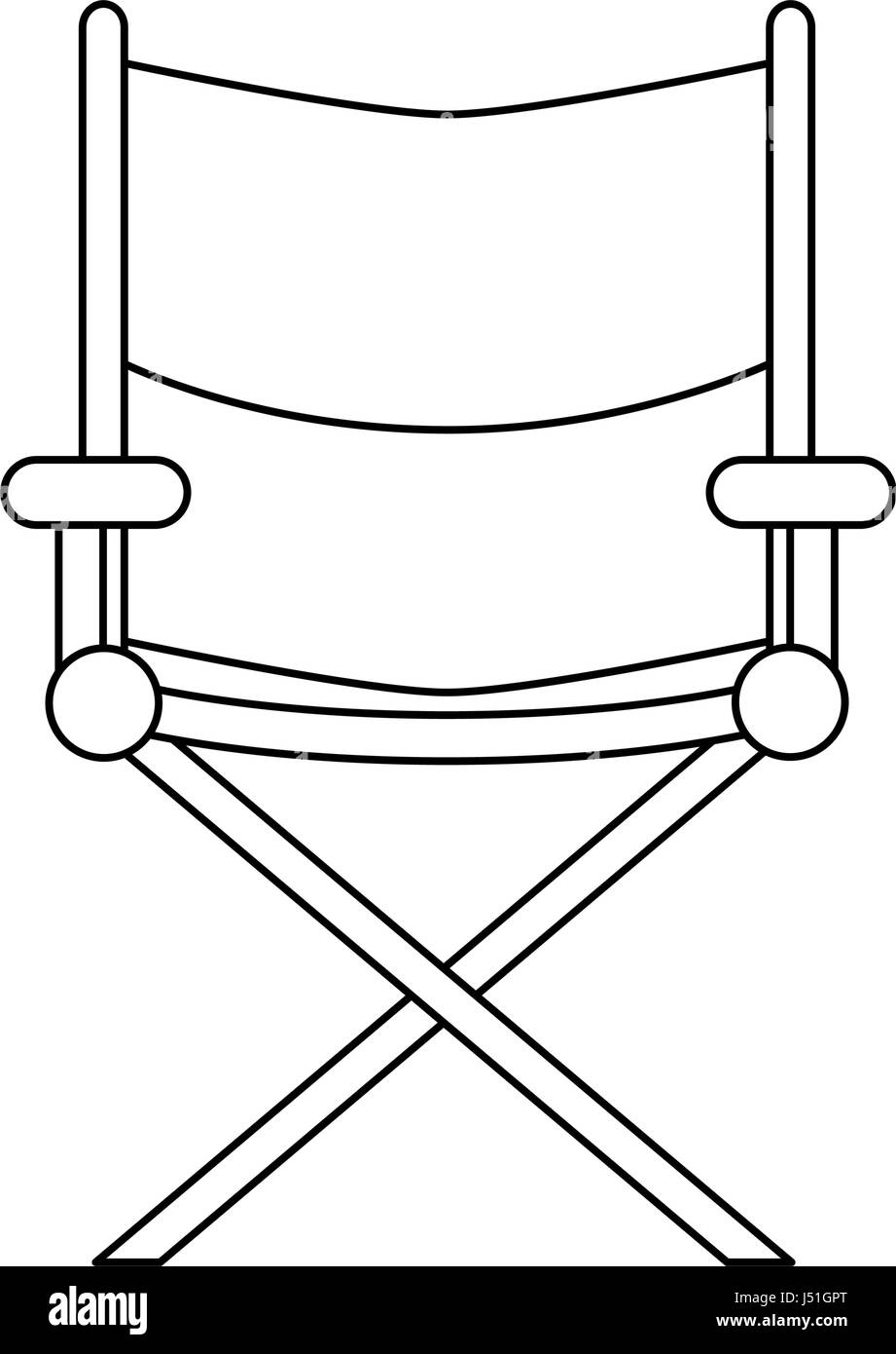 folding chair icon image Stock Vector Image & Art - Alamy