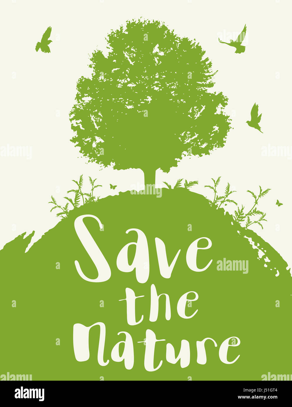Save nature poster hi-res stock photography and images - Alamy