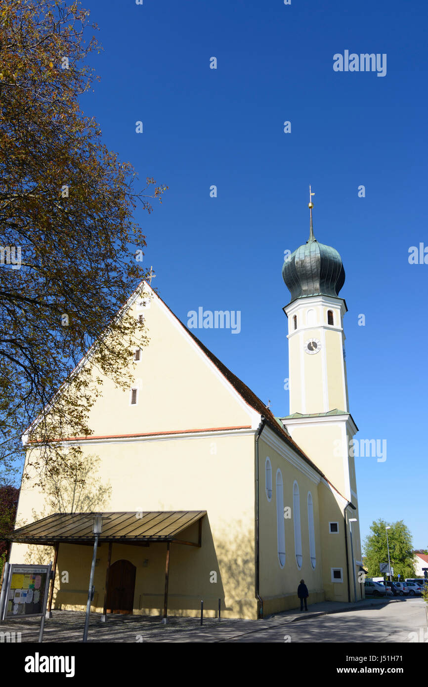 Wallfahrts-Kirche Hl. Blut (pilgrimage church Holy Blood), Rosenheim, Oberbayern, Upper Bavaria, Bayern, Bavaria, Germany Stock Photo