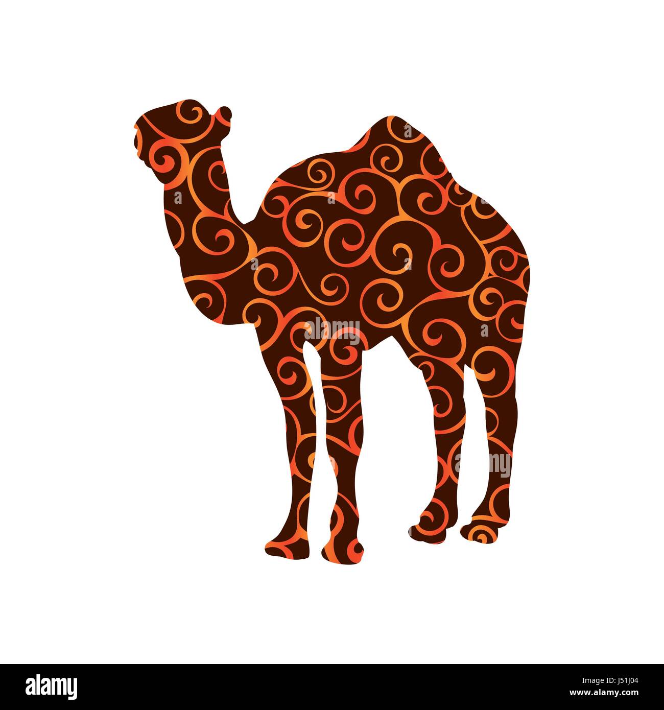 Camel white background Stock Vector Images Alamy
