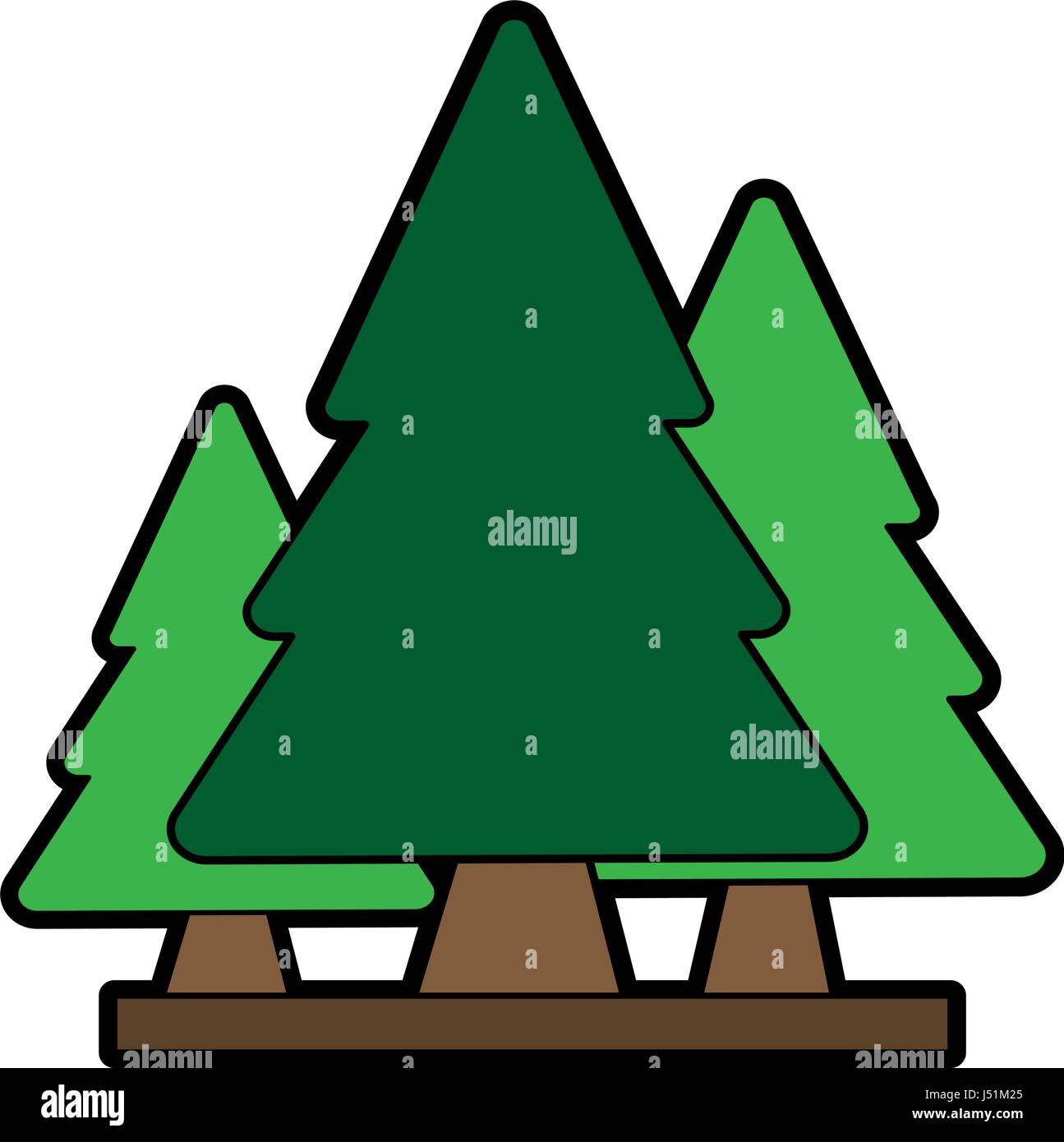 pine trees icon image Stock Vector Image & Art - Alamy