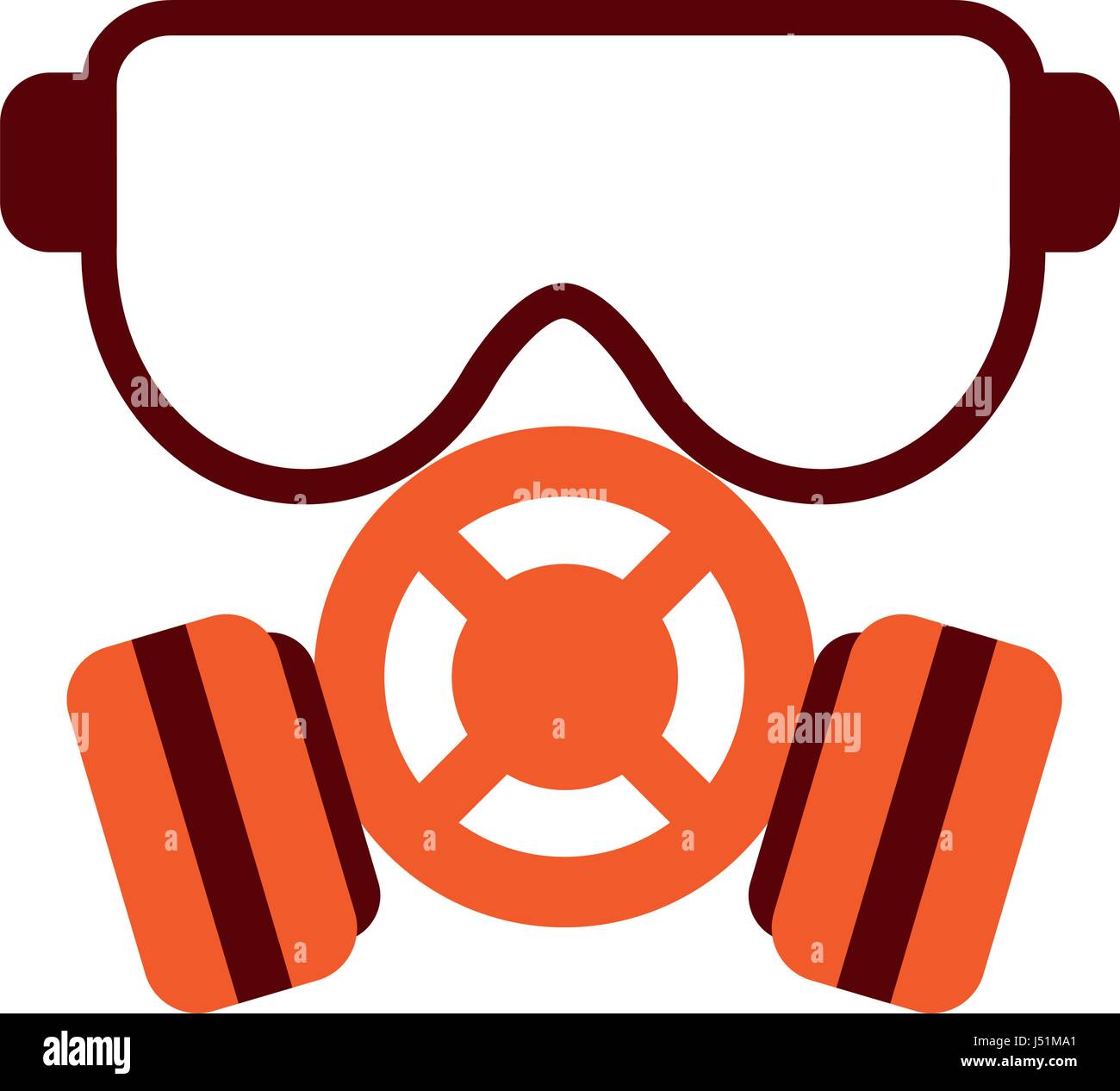 gas mask icon image  Stock Vector