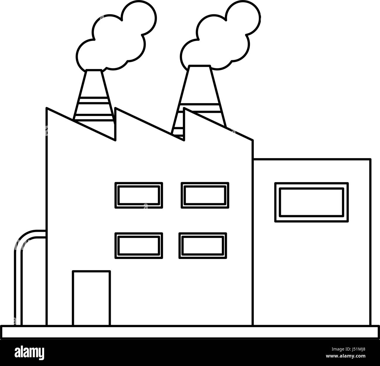 factory building icon image Stock Vector Image & Art - Alamy