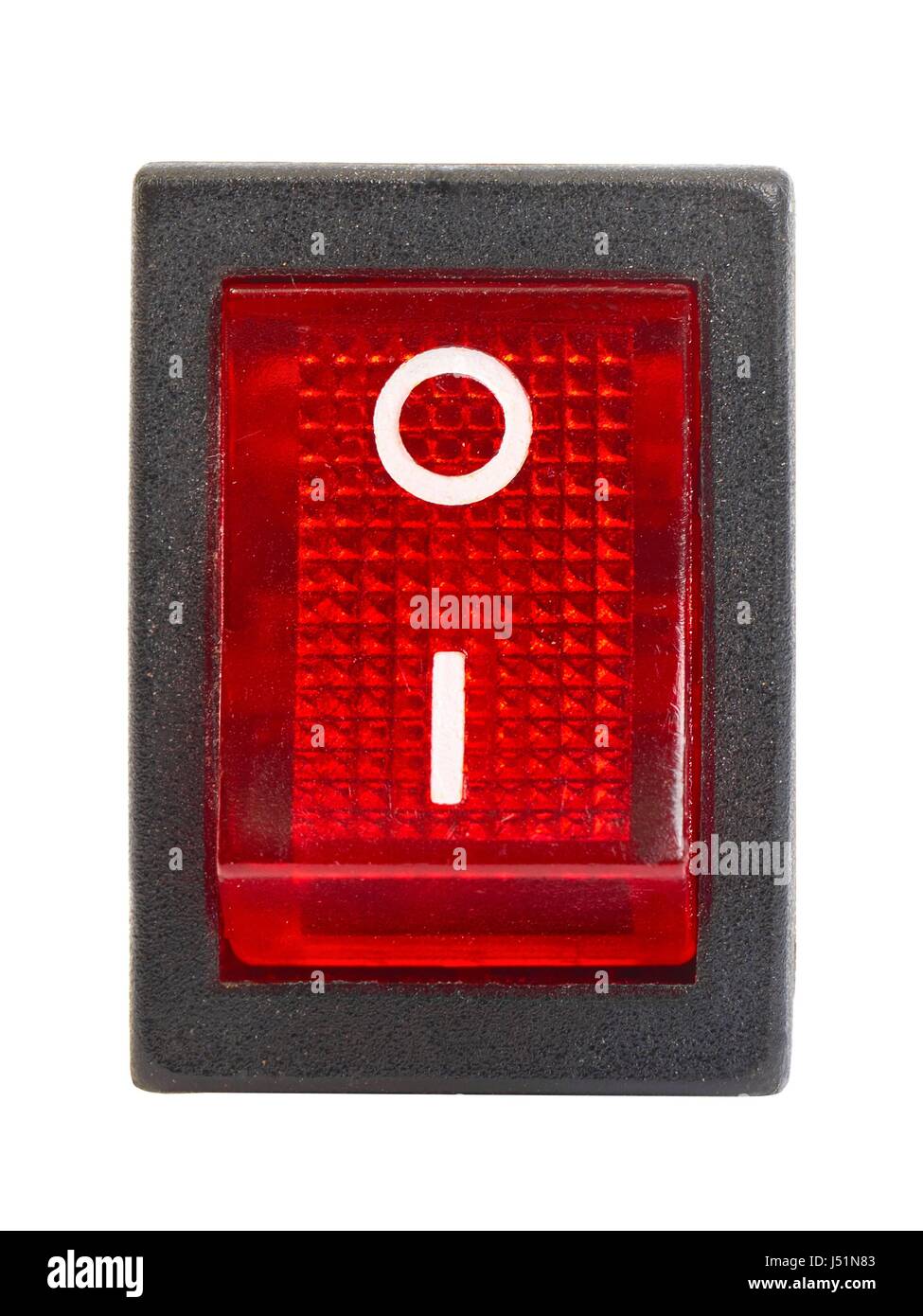 Electric swicth closeup Stock Photo