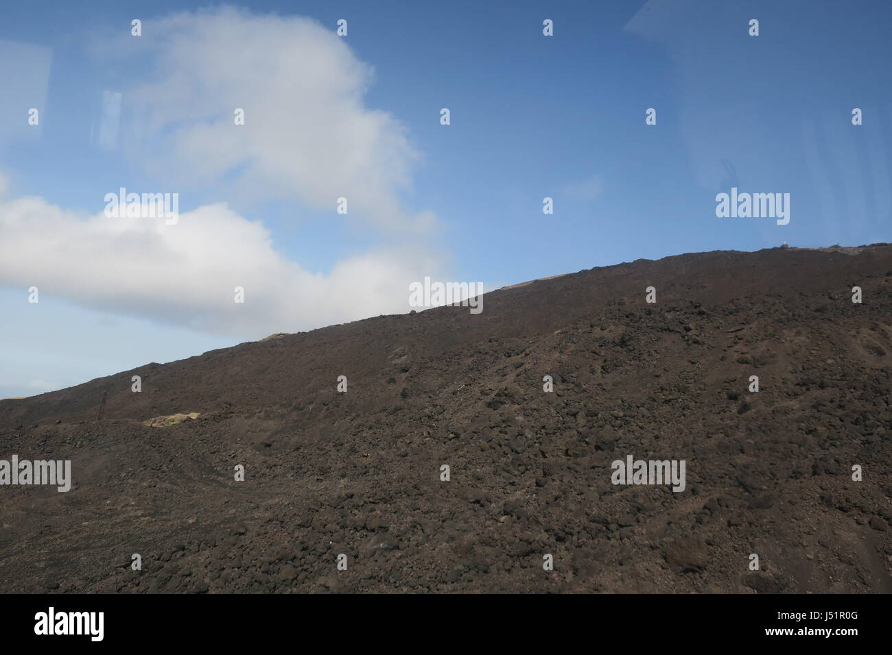 Volcano mount Etna is an active stratovolcano on the east coast of ...