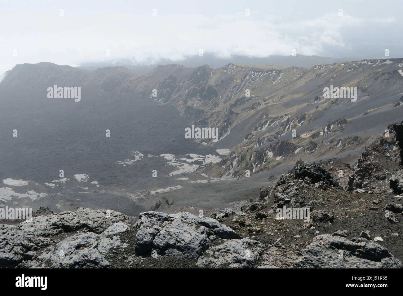 Volcano mount Etna is an active stratovolcano on the east coast of ...
