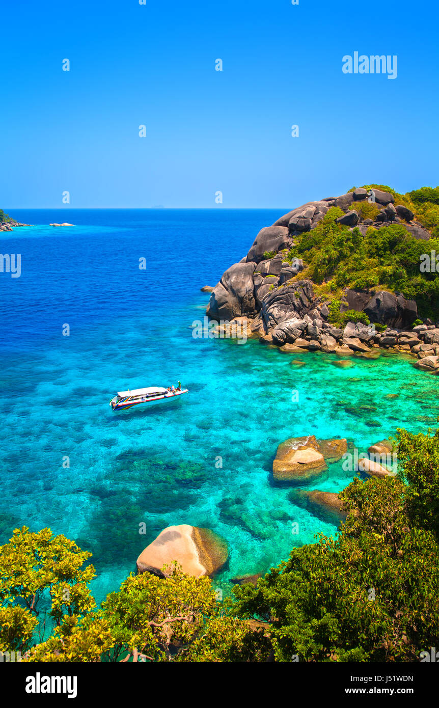 Ko Similan Island, Similan Islands, Andaman Sea, Thailand Stock Photo