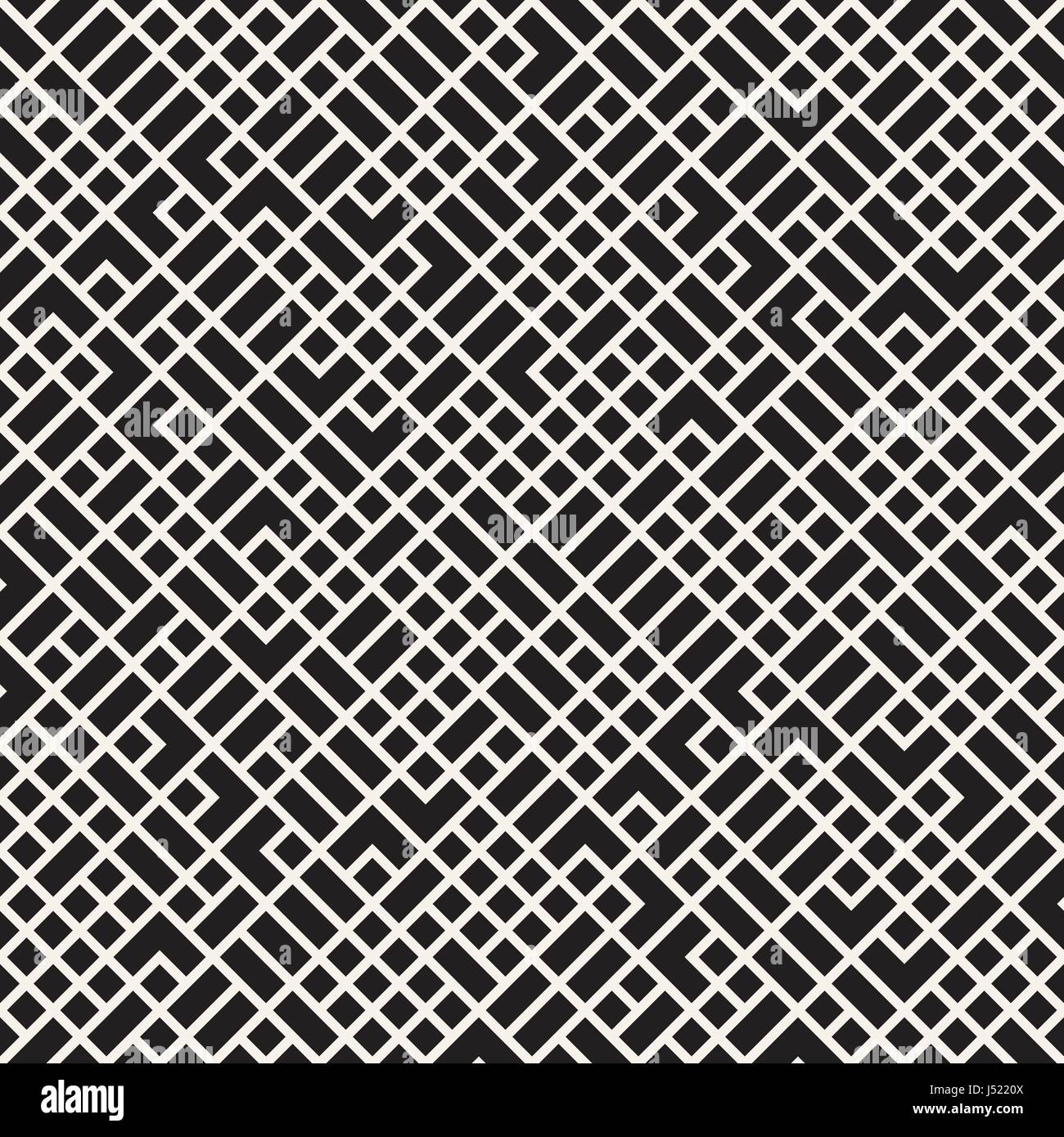 Vector seamless pattern. Mesh repeating texture. Linear grid with ...