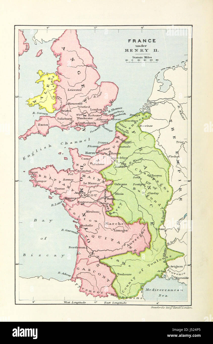 Image taken from page 188 of 'History of England and the British Empire: ... a record of constitutional, ... military, ... and literary events from B.C. 55 to A.D. 1890 ... With maps and tables of genealogy' Stock Photo