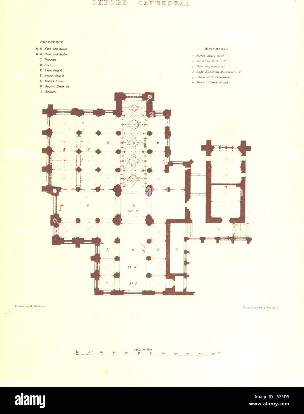 [Oxford Cathedral.] Ward and Lock's Illustrated Historical Handbook to