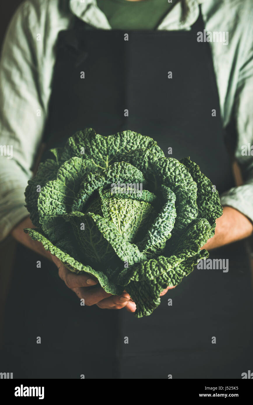 Wearing black apron hi-res stock photography and images - Alamy