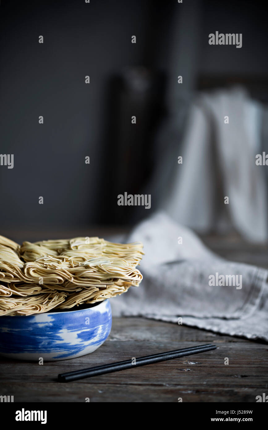 Dried egg noodles Stock Photo Alamy