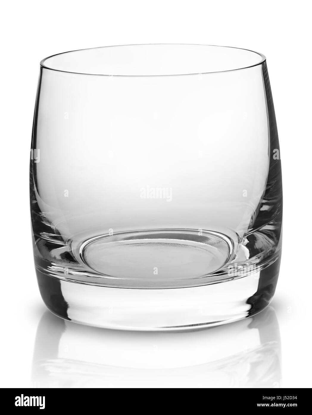 Small glass vertically Stock Photo