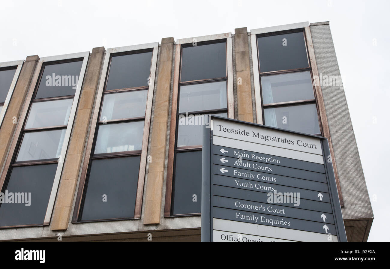 Teesside Magistrates Court and Coroners Court in Middlesbrough Stock Photo