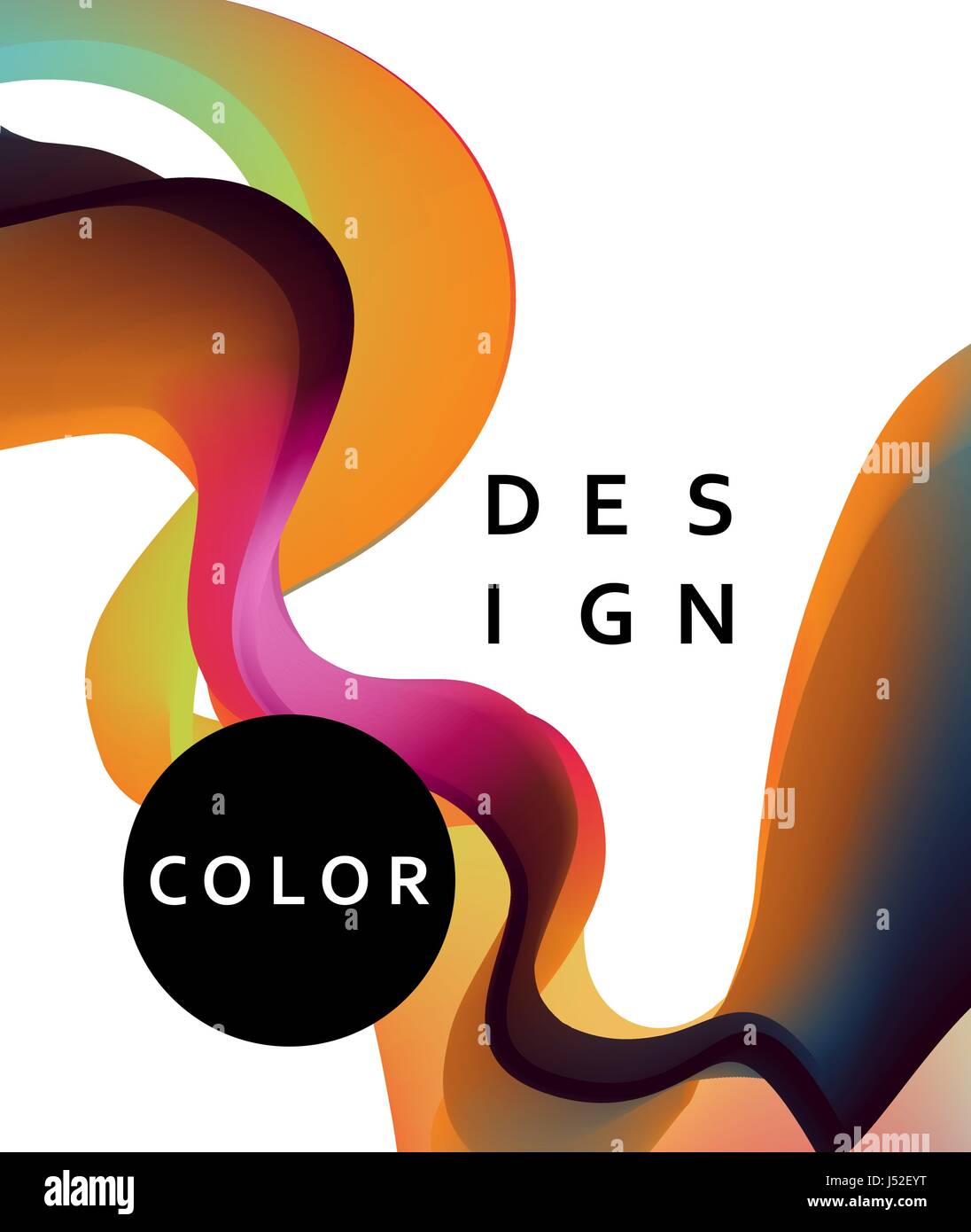 Abstract smooth wave motion illustration Stock Vector Image & Art Alamy