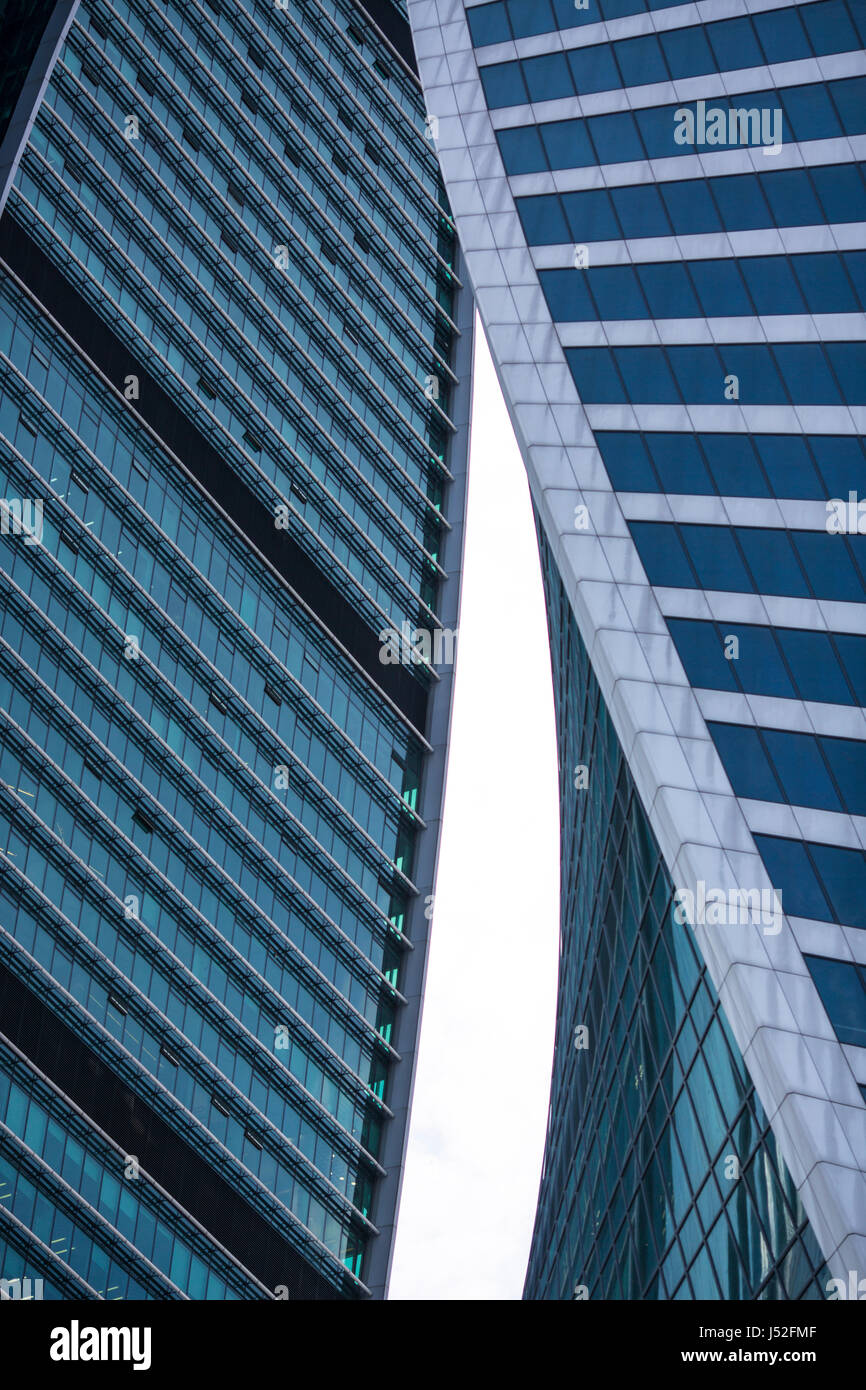 Low angle shot skyscrapers hi-res stock photography and images - Alamy