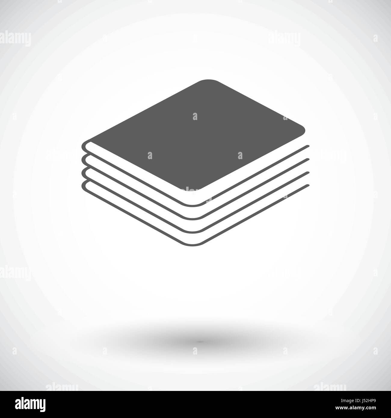 Book. Single flat icon Stock Vector Image & Art - Alamy