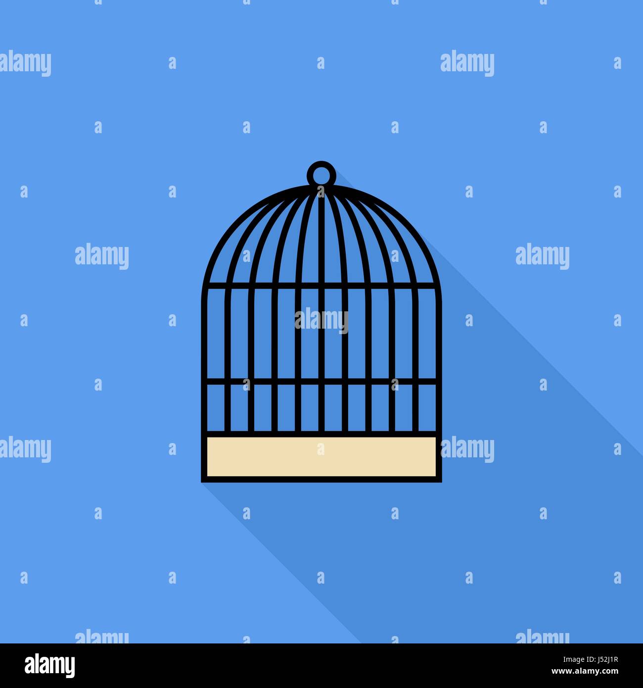 Silhouette Birdcage High Resolution Stock Photography and Images - Alamy
