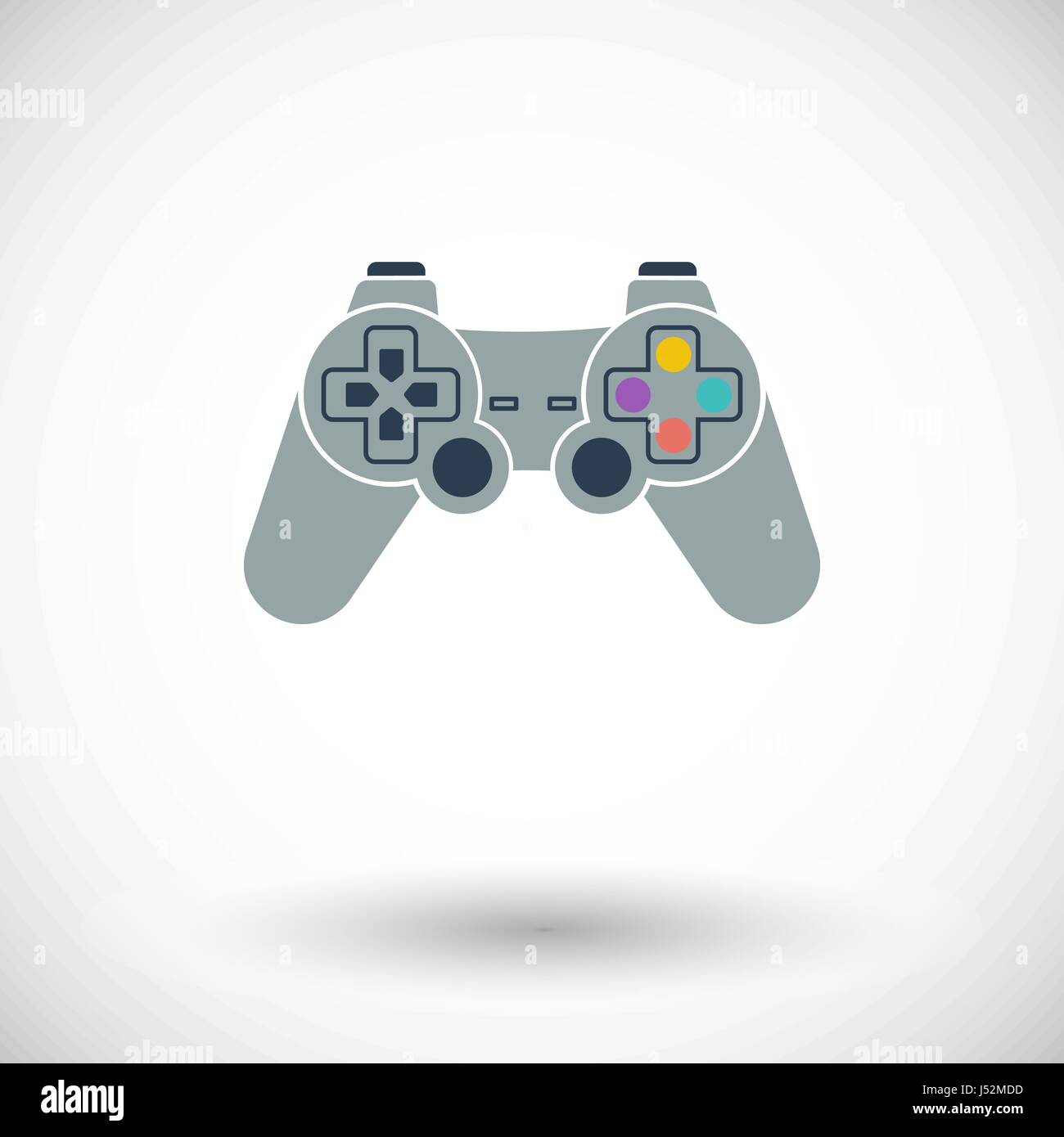 Game. Single flat icon on white background. Vector illustration Stock ...