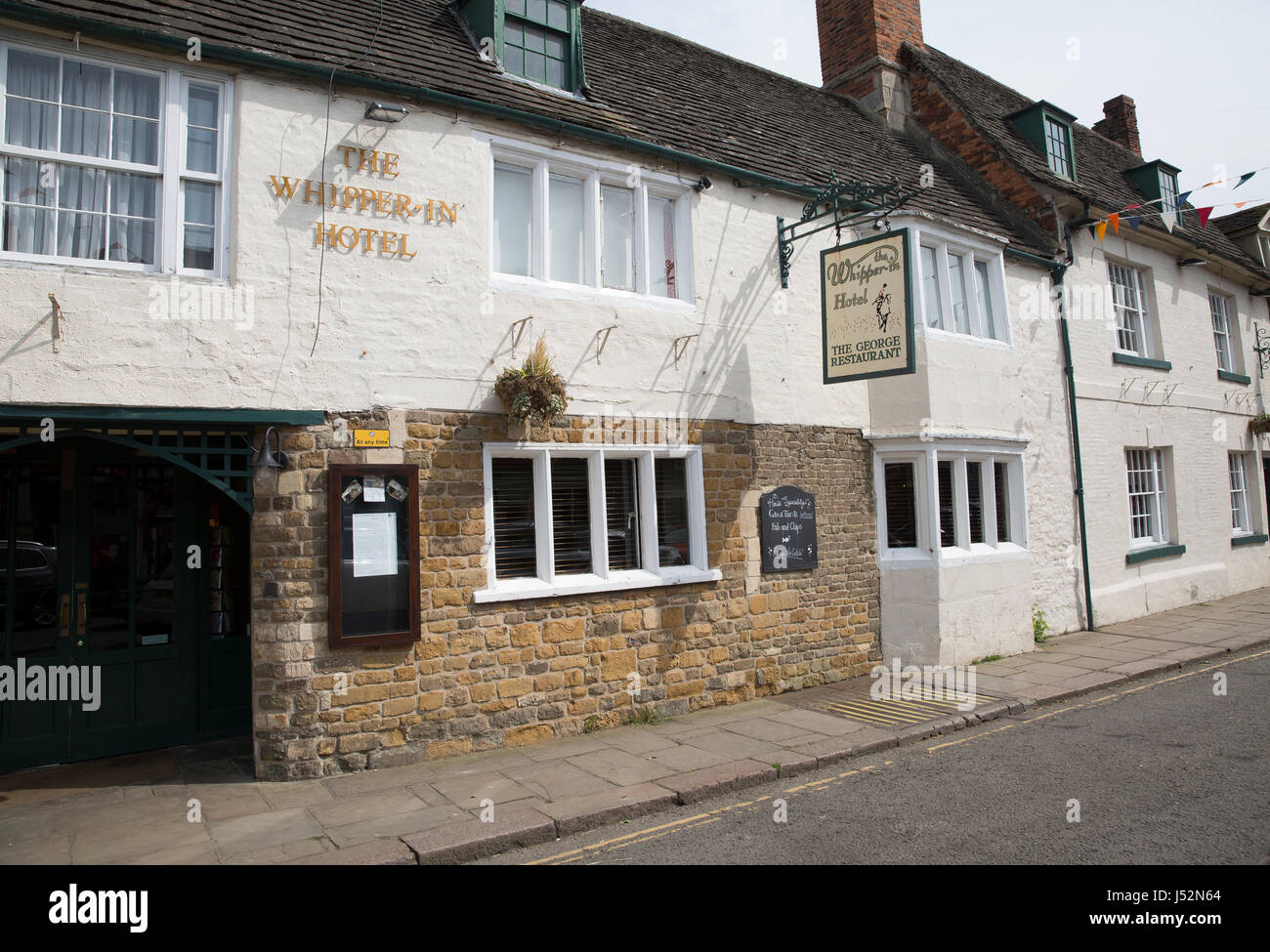 The Whipper in Hotel in Oakham Stock Photo