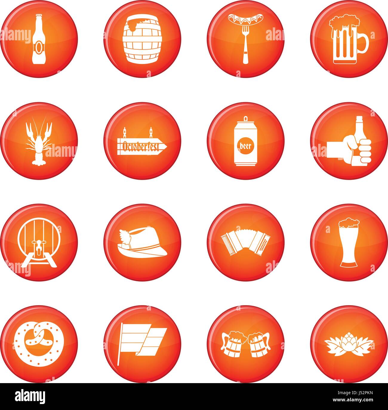 Oktoberfest icons vector set Stock Vector Image & Art - Alamy