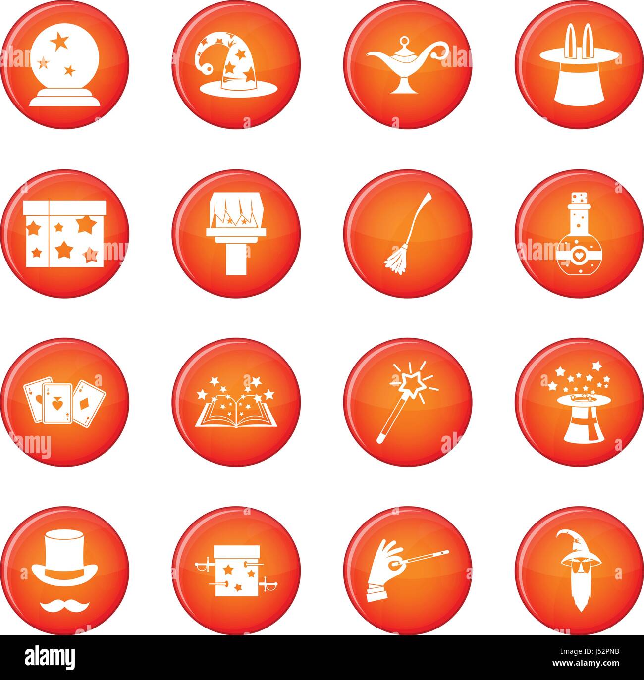 Magic icons vector set Stock Vector Image & Art Alamy