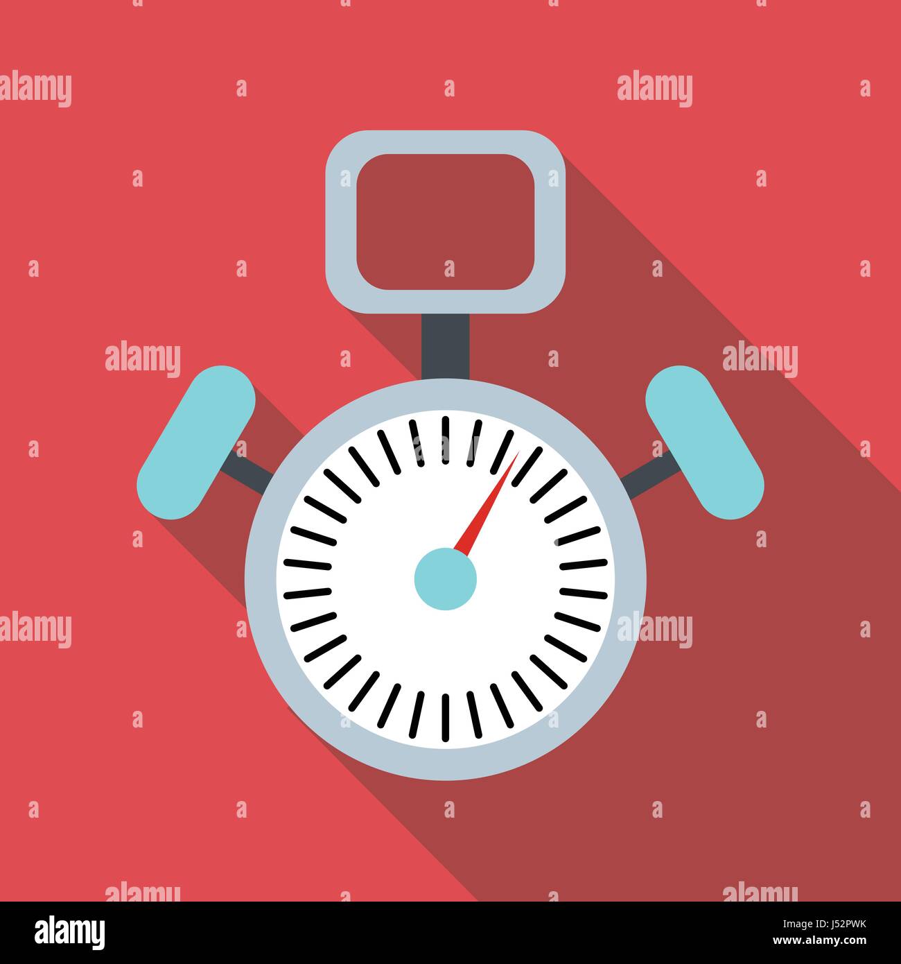 Stopwatch icon, flat style Stock Vector Image & Art - Alamy