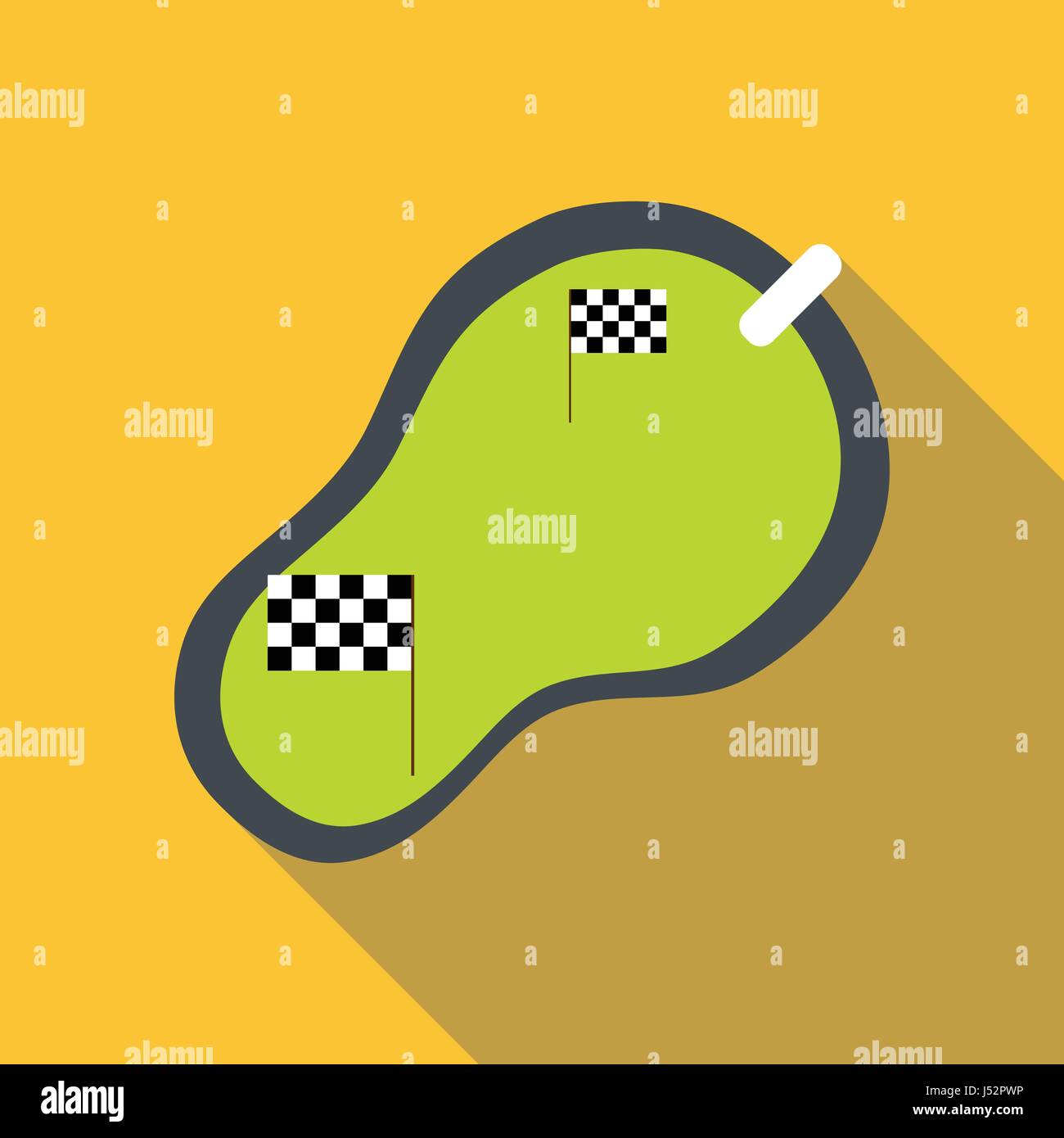 Speedway icon, flat style Stock Vector Image & Art - Alamy