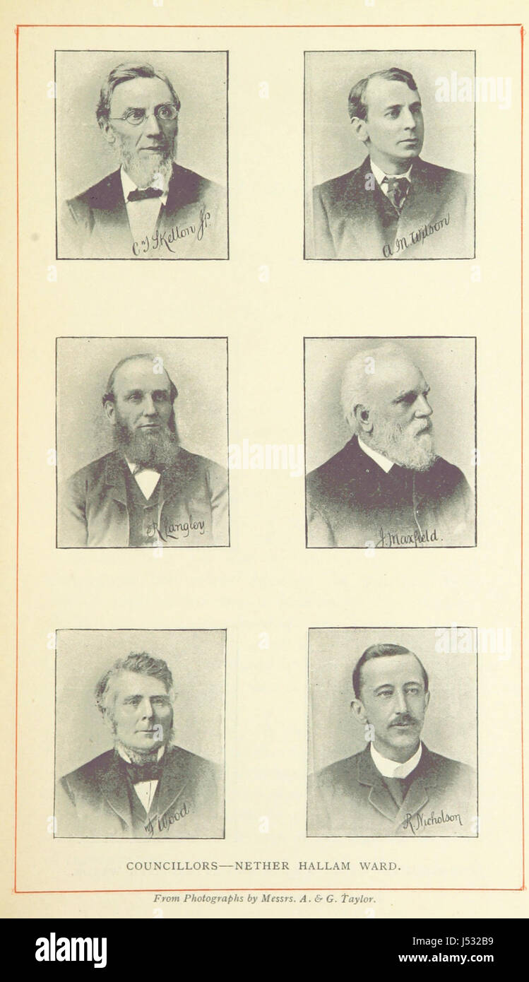 Record of Municipal Affairs in Sheffield ... 1843 to ... 1893. [With portraits and a map.] Stock Photo